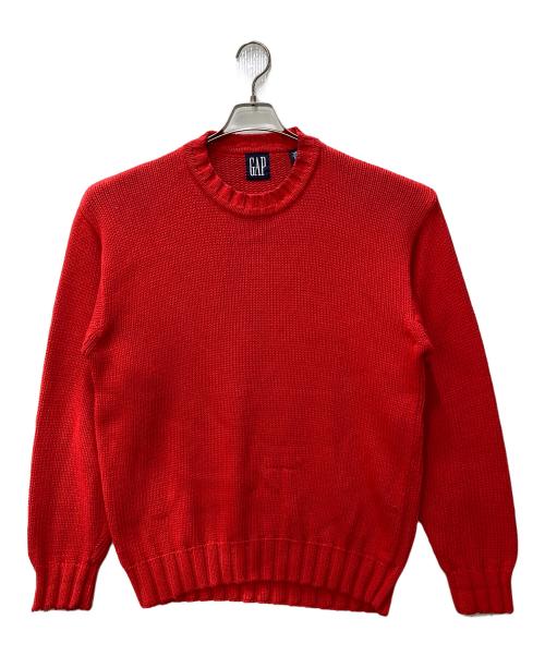 GAP（ギャップ）GAP (ギャップ) コットンニット レッド サイズ:Mの古着・服飾アイテム