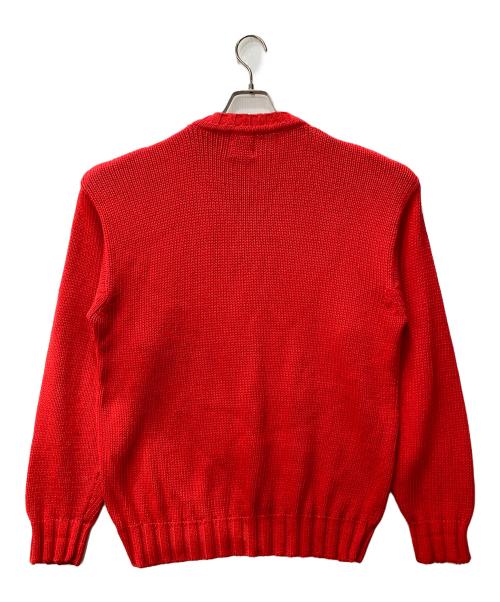 GAP（ギャップ）GAP (ギャップ) コットンニット レッド サイズ:Mの古着・服飾アイテム