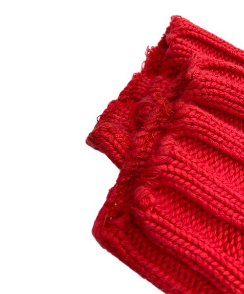 GAP（ギャップ）GAP (ギャップ) コットンニット レッド サイズ:Mの古着・服飾アイテム