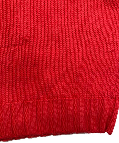 GAP（ギャップ）GAP (ギャップ) コットンニット レッド サイズ:Mの古着・服飾アイテム