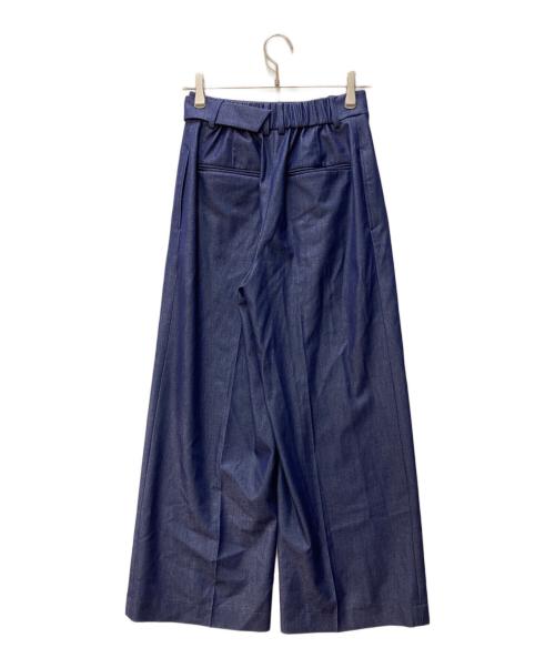 PLST（プラステ）PLST (プラステ) シャンブレーラップパンツ ネイビー サイズ:Sの古着・服飾アイテム