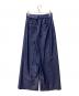 PLST (プラステ) シャンブレーラップパンツ ネイビー サイズ:S：4000円