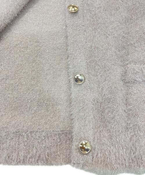 Apuweiser-riche（アプワイザーリッシェ）Apuweiser-riche (アプワイザーリッシェ) コンパクトラメカーデトップス ピンク サイズ:2の古着・服飾アイテム