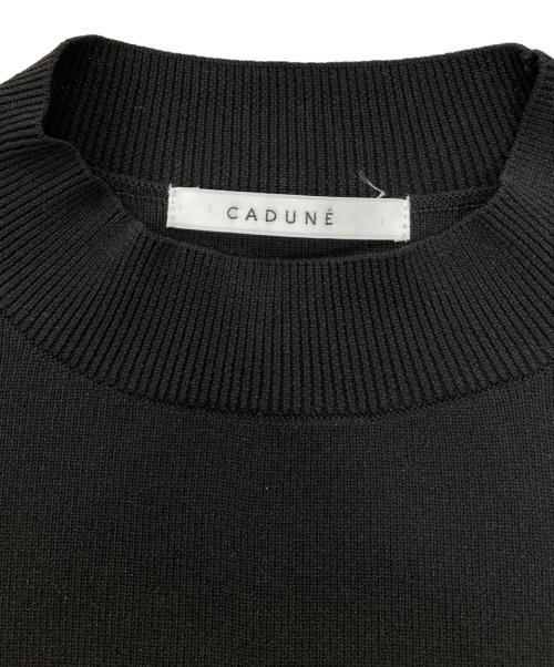 CADUNE（カデュネ）CADUNE (カデュネ) 袖フレアニット ブラック サイズ:38の古着・服飾アイテム