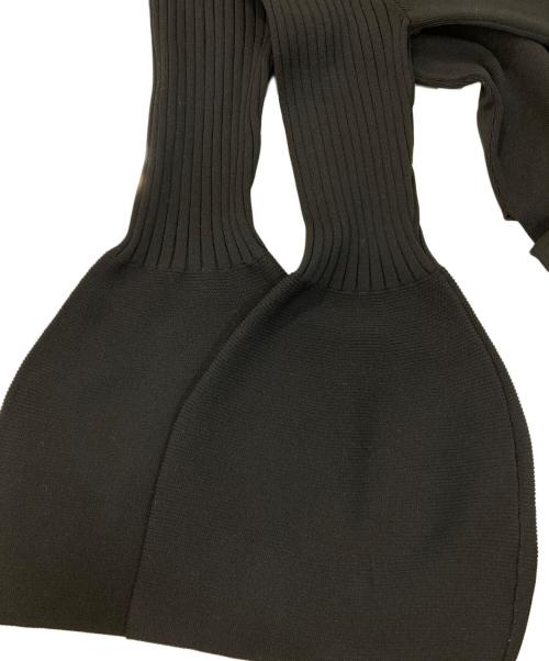 CADUNE（カデュネ）CADUNE (カデュネ) 袖フレアニット ブラック サイズ:38の古着・服飾アイテム