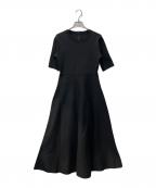 JUSGLITTYジャスグリッティー）の古着「レディニットワンピース」｜ブラック