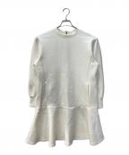 ARPEGE STORYアルページュストーリー）の古着「ダンボールミニワンピース」｜ホワイト