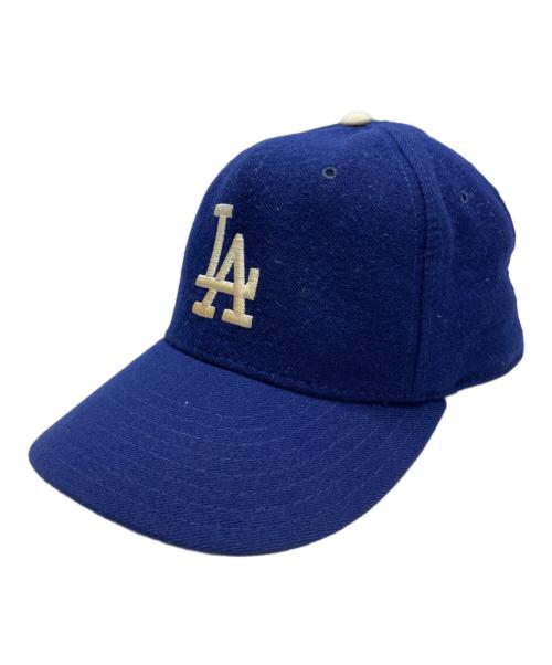 New Era（ニューエラ）New Era (ニューエラ) ウールキャップ ブルー サイズ:7 1/2の古着・服飾アイテム