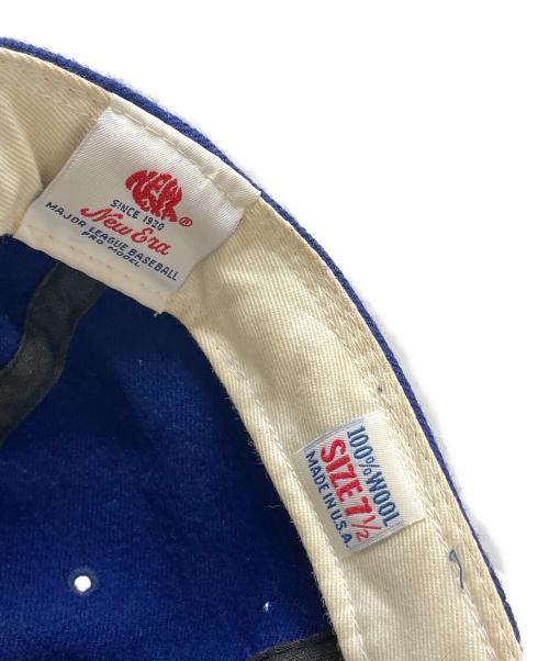 New Era（ニューエラ）New Era (ニューエラ) ウールキャップ ブルー サイズ:7 1/2の古着・服飾アイテム