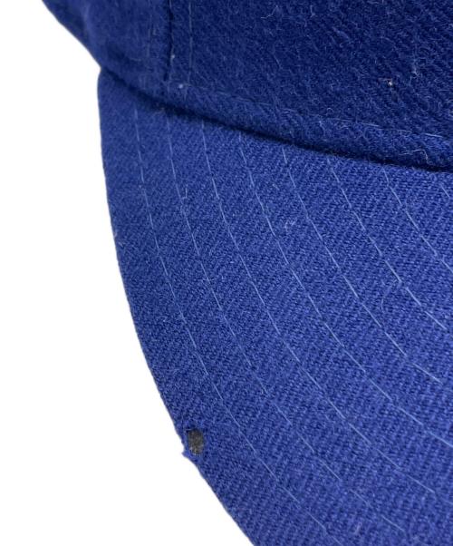 New Era（ニューエラ）New Era (ニューエラ) ウールキャップ ブルー サイズ:7 1/2の古着・服飾アイテム