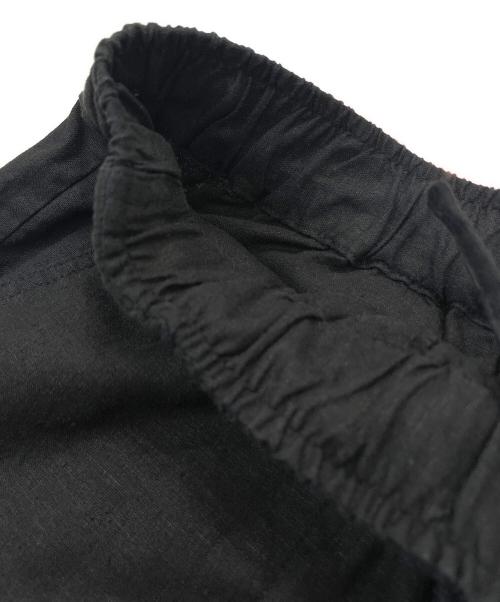 SLOBE IENA（スローブ イエナ）SLOBE IENA (スローブ イエナ) リネンレーヨンイージーパンツ ブラック サイズ:38の古着・服飾アイテム