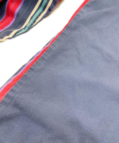 Wrangler（ラングラー）Wrangler (ラングラー) 古着ストライプシャツ インディゴ サイズ:XLの古着・服飾アイテム