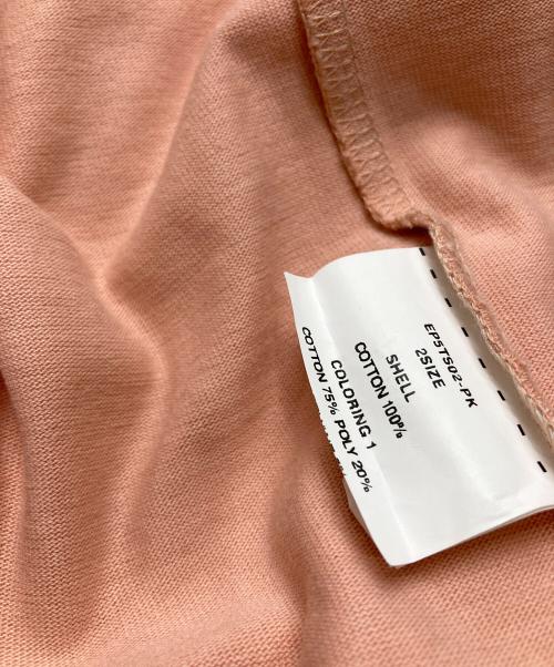 XLIM（エクスリム）XLIM (エクスリム) ロゴTシャツ ピンク サイズ:2の古着・服飾アイテム