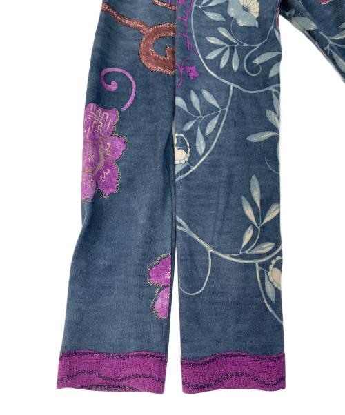 ETRO（エトロ）ETRO (エトロ) ウール総柄ワンピース グリーン サイズ:42の古着・服飾アイテム