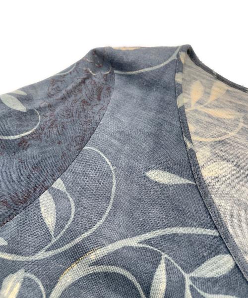 ETRO（エトロ）ETRO (エトロ) ウール総柄ワンピース グリーン サイズ:42の古着・服飾アイテム