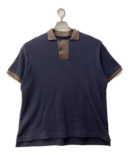 Dulcamara（ドゥルカマラ）Dulcamara (ドゥルカマラ) ポロシャツ ネイビーの古着・服飾アイテム