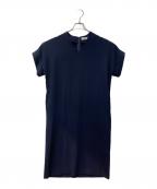 E by eclatイーバイエクラ）の古着「【とろみ】コクーンワンピース」｜ブラック