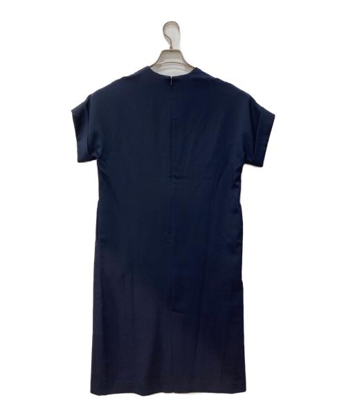 E by eclat（イーバイエクラ）E by eclat (イーバイエクラ) 【とろみ】コクーンワンピース ブラック サイズ:38(09)の古着・服飾アイテム