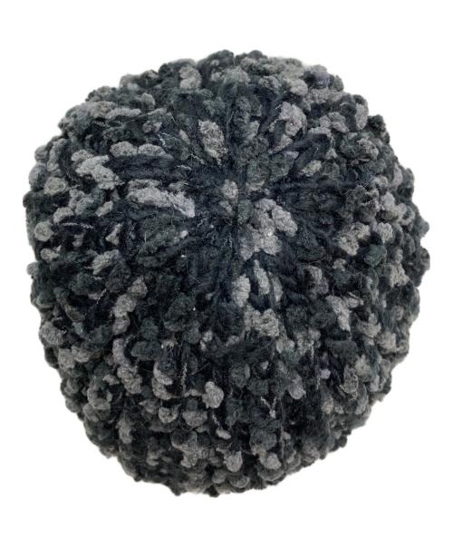 SUPREME（シュプリーム）SUPREME (シュプリーム) CHENILLE BEANIE グレー×ブラックの古着・服飾アイテム