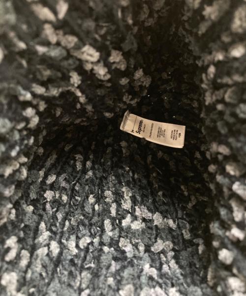 SUPREME（シュプリーム）SUPREME (シュプリーム) CHENILLE BEANIE グレー×ブラックの古着・服飾アイテム