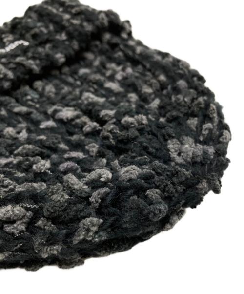 SUPREME（シュプリーム）SUPREME (シュプリーム) CHENILLE BEANIE グレー×ブラックの古着・服飾アイテム