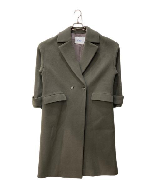 NOLLEY'S（ノーリーズ）NOLLEY'S (ノーリース) BELLANDIダブルチェスターコート ブラウン サイズ:36の古着・服飾アイテム