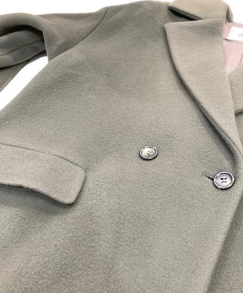 NOLLEY'S（ノーリーズ）NOLLEY'S (ノーリース) BELLANDIダブルチェスターコート ブラウン サイズ:36の古着・服飾アイテム