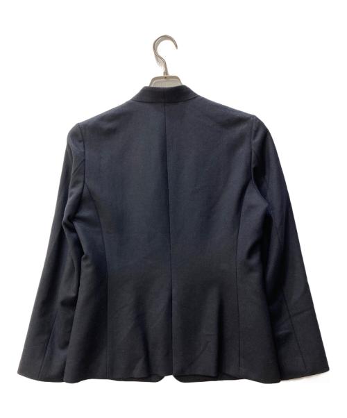 UNITED ARROWS（ユナイテッドアローズ）UNITED ARROWS (ユナイテッドアローズ) CLASS/TWD ノーカラージャケット タイトスカート ネイビー サイズ:SIZE 40の古着・服飾アイテム