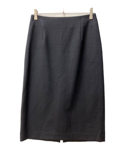 UNITED ARROWS（ユナイテッドアローズ）UNITED ARROWS (ユナイテッドアローズ) CLASS/TWD ノーカラージャケット タイトスカート ネイビー サイズ:SIZE 40の古着・服飾アイテム