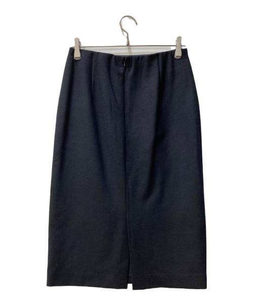 UNITED ARROWS（ユナイテッドアローズ）UNITED ARROWS (ユナイテッドアローズ) CLASS/TWD ノーカラージャケット タイトスカート ネイビー サイズ:SIZE 40の古着・服飾アイテム