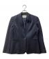 UNITED ARROWS (ユナイテッドアローズ) CLASS/TWD ノーカラージャケット タイトスカート ネイビー サイズ:SIZE 40：4000円