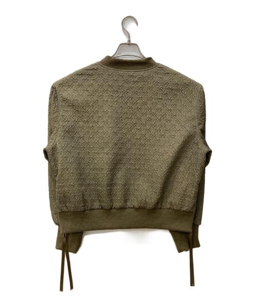 fredy emue（フレディエミュ）fredy emue (フレディエミュ) ふくれJQ MA-1ブルゾン オリーブ サイズ:38の古着・服飾アイテム