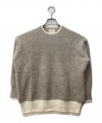 UNITED ARROWSユナイテッドアローズ）の古着「フォックス カシミヤ クルーネックニット」｜グレー