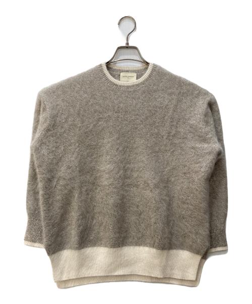 UNITED ARROWS（ユナイテッドアローズ）UNITED ARROWS (ユナイテッドアローズ) フォックス カシミヤ クルーネックニット グレー サイズ:サイズ表記無しの古着・服飾アイテム