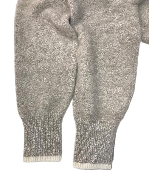 UNITED ARROWS（ユナイテッドアローズ）UNITED ARROWS (ユナイテッドアローズ) フォックス カシミヤ クルーネックニット グレー サイズ:サイズ表記無しの古着・服飾アイテム