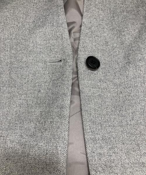 UNITED ARROWS（ユナイテッドアローズ）UNITED ARROWS (ユナイテッドアローズ) CLASS/TWD ノーカラージャケット タイトスカート グレー サイズ:SIZE 40の古着・服飾アイテム