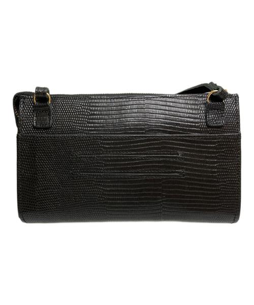 VIOLAd'ORO（ヴィオラドーロ）VIOLAd'ORO (ヴィオラドーロ) ショルダーウォレット ブラックの古着・服飾アイテム