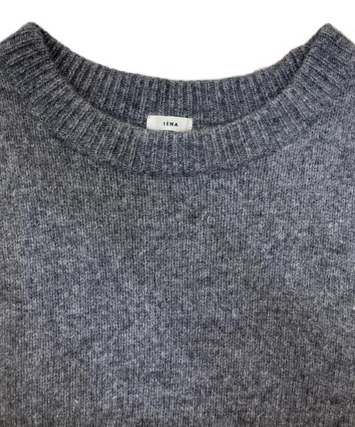 IENA（イエナ）IENA (イエナ) ミドルゲージギャザースリーブニット グレー サイズ:Freeの古着・服飾アイテム