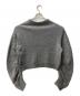 IENA (イエナ) ミドルゲージギャザースリーブニット グレー サイズ:Free：3000円