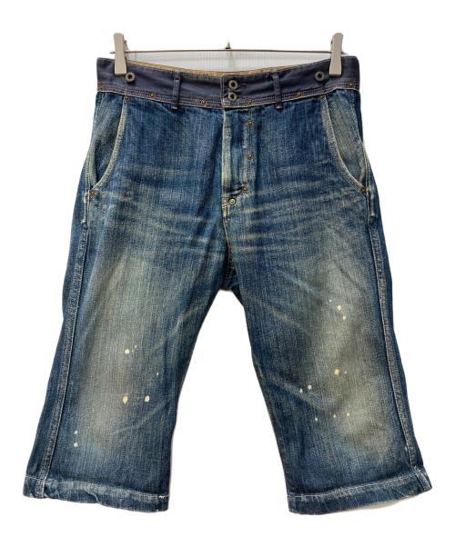 KAPITAL（キャピタル）KAPITAL (キャピタル) デニムハーフパンツ インディゴ サイズ:2/Ⅿの古着・服飾アイテム
