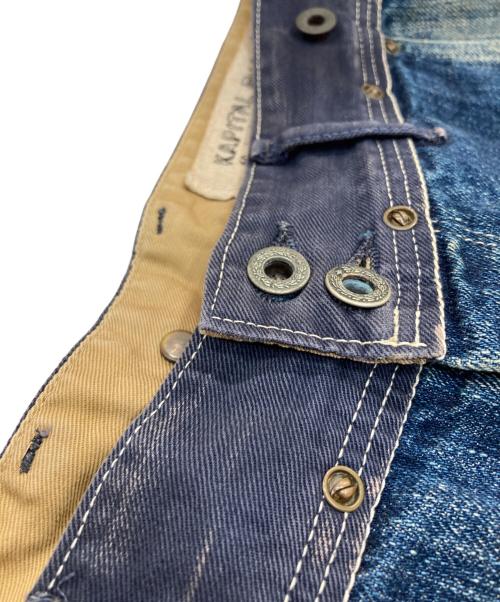 KAPITAL（キャピタル）KAPITAL (キャピタル) デニムハーフパンツ インディゴ サイズ:2/Ⅿの古着・服飾アイテム