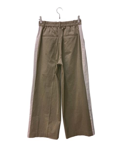 journal standard L'essage（ジャーナルスタンダード レサージュ）journal standard L'essage (ジャーナルスタンダード レサージュ) サイドラインスラックス ベージュ サイズ:38の古着・服飾アイテム