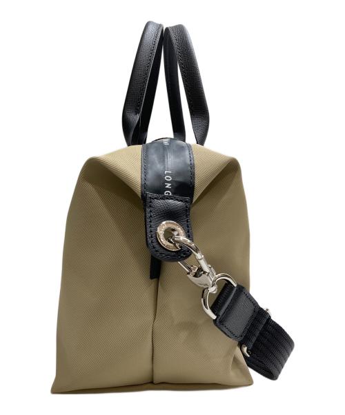 LONGCHAMP（ロンシャン）LONGCHAMP (ロンシャン) 舟形ショルダーバッグ ベージュの古着・服飾アイテム