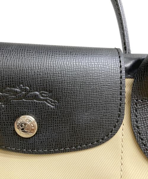 LONGCHAMP（ロンシャン）LONGCHAMP (ロンシャン) 舟形ショルダーバッグ ベージュの古着・服飾アイテム