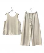 Mila Owenミラオーウェン）の古着「ジョーゼットジャージーSET」｜アイボリー