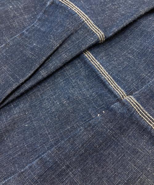 MARITHE+FRANCOIS GIRBAUD（マリテフランソワジルボー）MARITHE+FRANCOIS GIRBAUD (マリテフランソワジルボー) 切替セルビッチデニムパンツ インディゴ サイズ:Ｓの古着・服飾アイテム