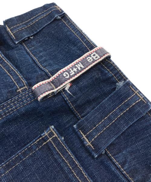 MARITHE+FRANCOIS GIRBAUD（マリテフランソワジルボー）MARITHE+FRANCOIS GIRBAUD (マリテフランソワジルボー) 切替セルビッチデニムパンツ インディゴ サイズ:Ｓの古着・服飾アイテム