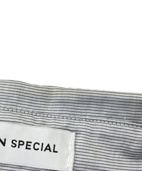 MAISON SPECIAL（メゾンスペシャル）MAISON SPECIAL (メゾンスペシャル) シアーシャツ グレー サイズ:Freeの古着・服飾アイテム