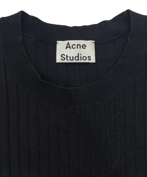 Acne studios（アクネ ストゥディオス）ACNE STUDIOS (アクネ ストゥディオス) ISSY RIB ブラック サイズ:XSの古着・服飾アイテム
