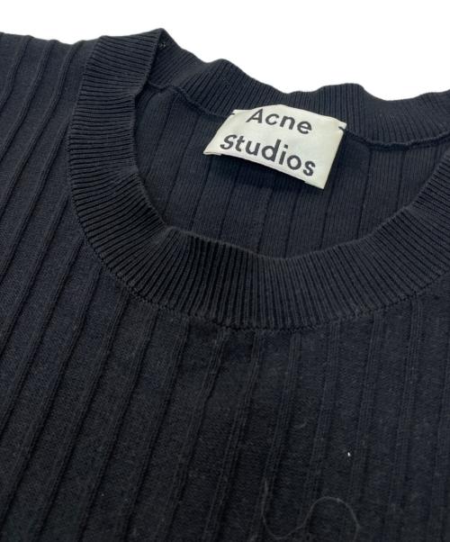 Acne studios（アクネ ストゥディオス）ACNE STUDIOS (アクネ ストゥディオス) ISSY RIB ブラック サイズ:XSの古着・服飾アイテム